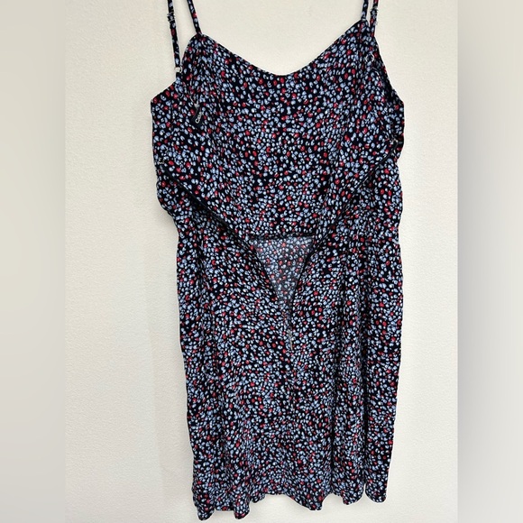 Calvin Klein Jeans Women's Floral Print Adjustable Strap Skater Mini Dress NWOT - Picture 5 of 9